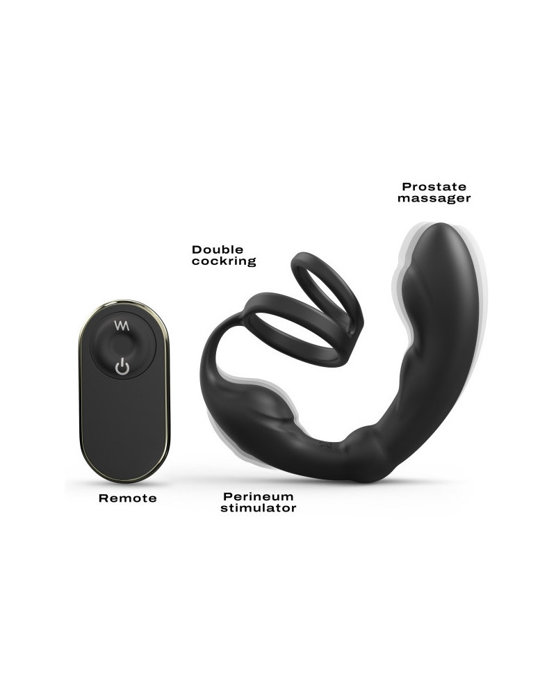 Cockring Plug Vibrant P-Ring Dorcel 9 x 3.7cm 