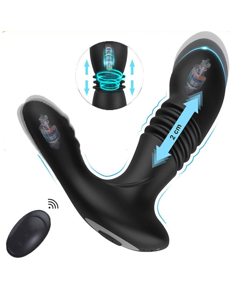 Stimulateur de prostate vibrant Thrusty Max 12 x 3.5cm 