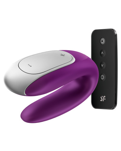 Double stimulateur connecté Double Fun Satisfyer Violet 