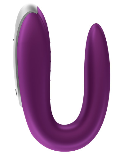 Double stimulateur connecté Double Fun Satisfyer Violet 