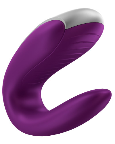 Double stimulateur connecté Double Fun Satisfyer Violet 