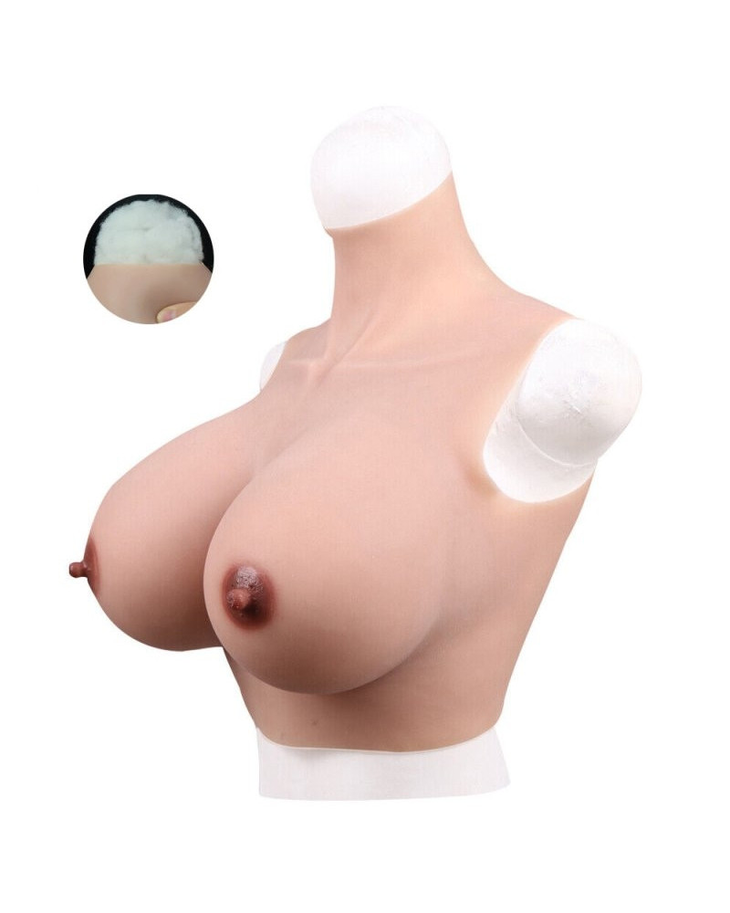 Buste Seins Coton Col haut Bonnet E 