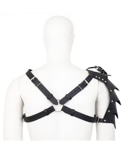 Harnais avec Épaulette Gladiator Simili noir 