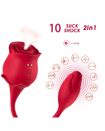 Double Stimulateur Suckclit 6 x 3cm 