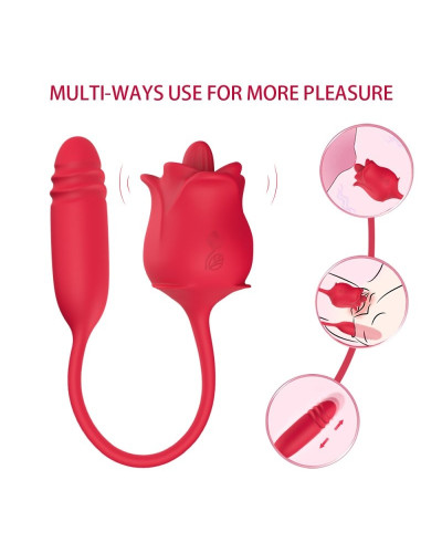 Double Stimulateur Thrustlick 12 x 3cm 