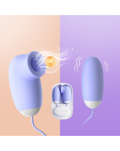 Double Stimulateur Magical Suck 5 x 2cm 