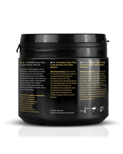Lubrifiant Huile Buttr Fist Gel 500ml 