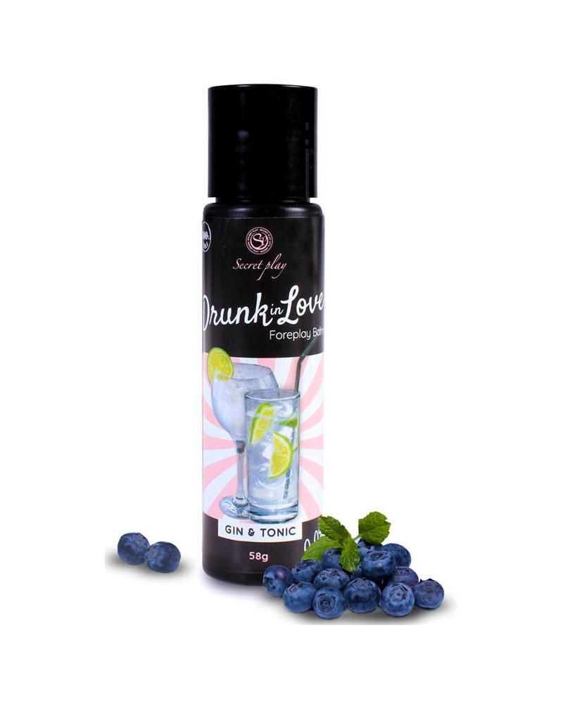 Lubrifiant Comestible Drunk In Love Gin & Tonic 60ml 