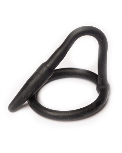 Silicone Cock Plug Penis Noir 