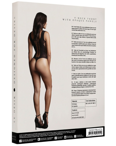 Body Fence Net Teddy Noir 