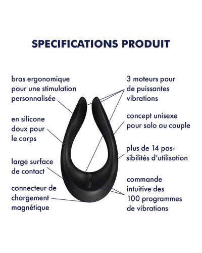 Satisfyer PARTNER Multifun 2 Noir 