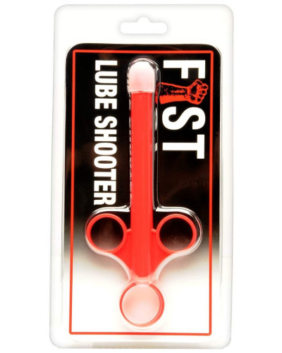 Injecteur de lubrifiant Shooter 10mL Rouge - Insertion 10 x 1.5cm 