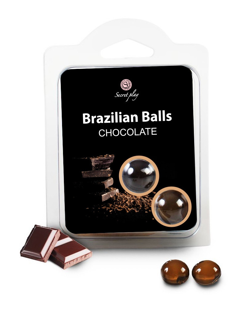 Boules de massage BRAZILIAN BALLS Chocolat 