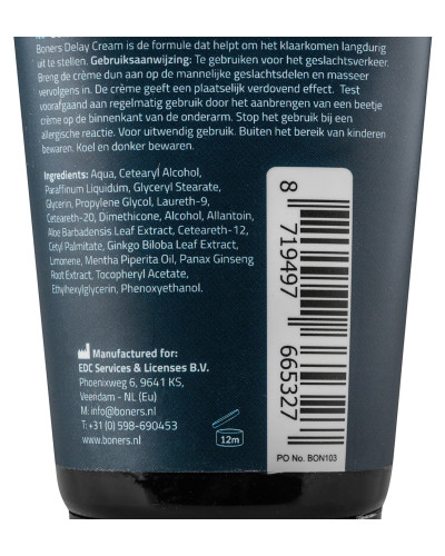 Crème retardante pour pénis Last Longer 100ml 