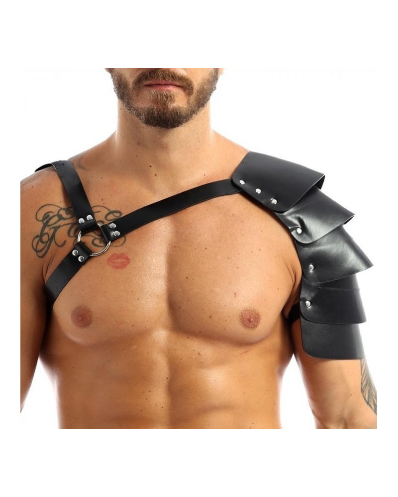 Harnais avec Épaule Écailles One Armor Simili noir 