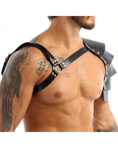 Harnais avec Épaule Écailles One Armor Simili noir 