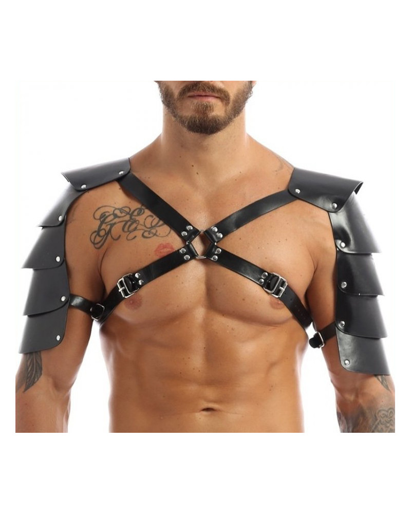 Harnais avec Épaules Armors Simili noir 