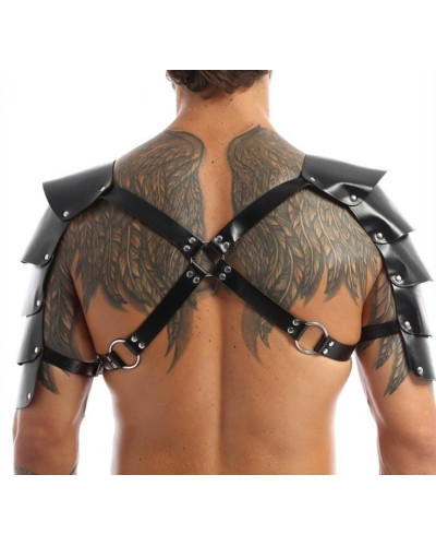 Harnais avec Épaules Armors Simili noir 