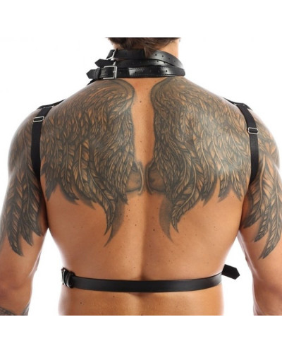 Harnais Simili HALTER Noir 