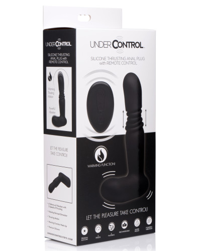 Stimulateur de prostate avec poussée Thrust Control 12.5 x 3 cm 