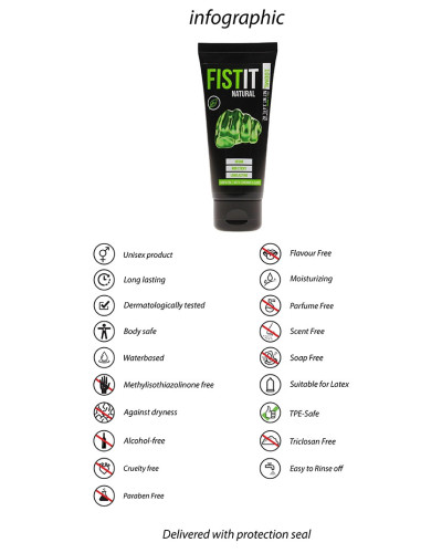 Lubrifiant Fist It Natural Vegan 100ml 