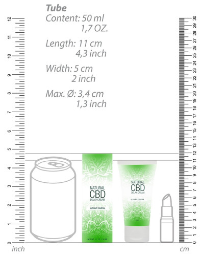 Gel retardant Natural CBD 50ml 