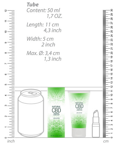 Lubrifiant relaxant Natural CBD 50ml 