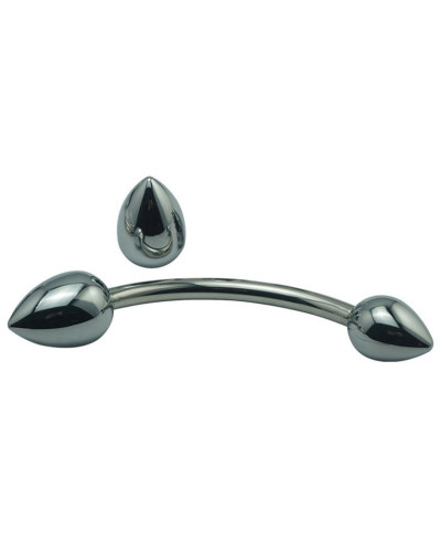 Stimulateur de prostate en métal Double Head 25cm 