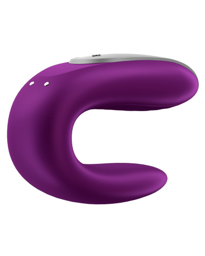 Double stimulateur connecté Double Fun Satisfyer Violet 