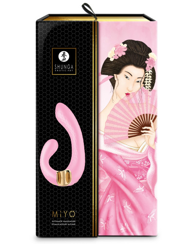 Double stimulateur intime Shunga Miyo Rose 