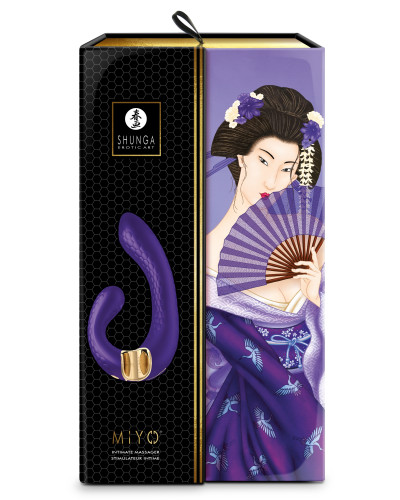Double stimulateur intime Shunga Miyo Violet 