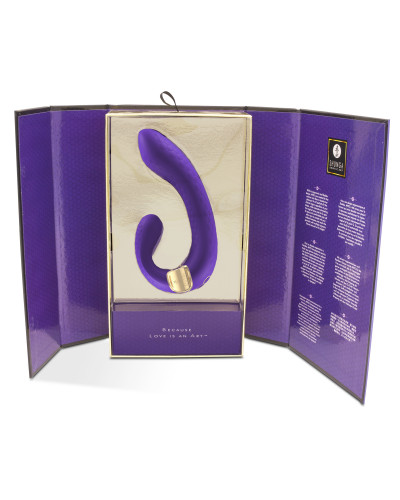 Double stimulateur intime Shunga Miyo Violet 