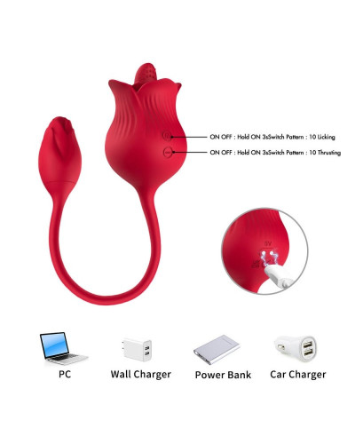 Double Stimulateur Lickclit 6 x 3cm 