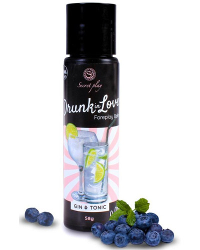 Lubrifiant Comestible Drunk In Love Gin & Tonic 60ml 