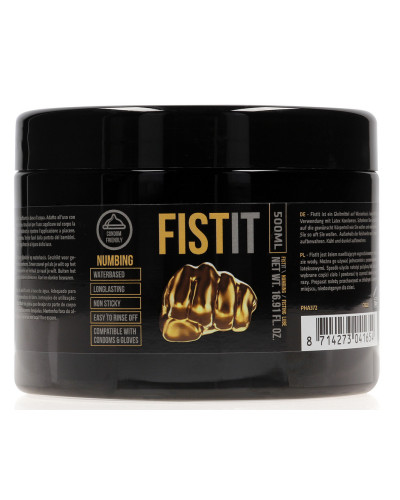 Lubrifiant relaxant Fst it Numbing 500 ml - Pot noir 