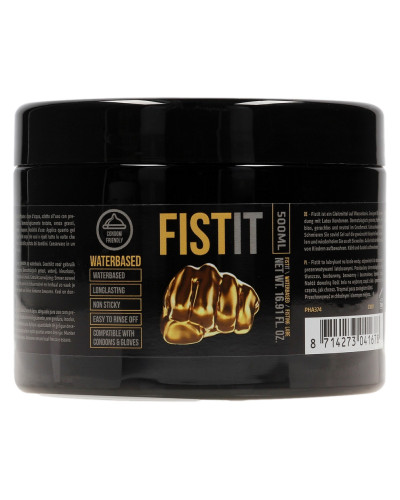 Lubrifiant Eau Fist It 500ml - Pot noir 