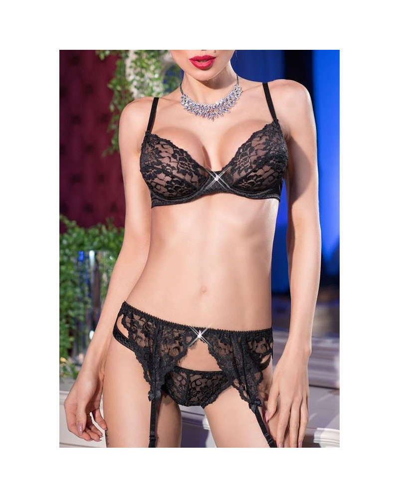 Ensemble dentelle noir  Couleur principale:Noir