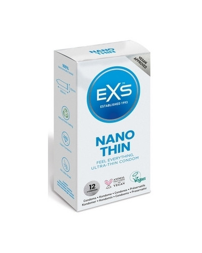 Préservatifs fins Nano Thin x12 