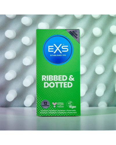 Préservatifs texturés Ribbed & Dotted x12 