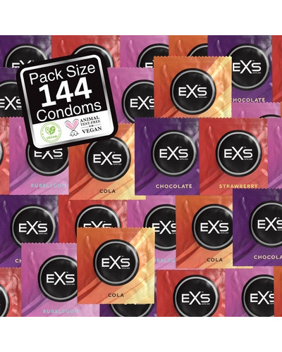 Préservatifs aromatisés Mixed Flavours x144 