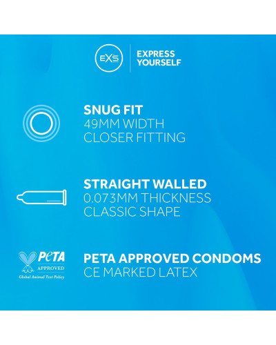 Préservatifs étroits Snug Fit x12 