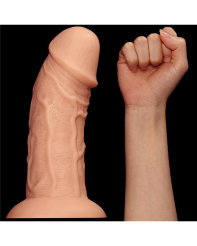 Gode réaliste Curved 20 x 6.5 cm 