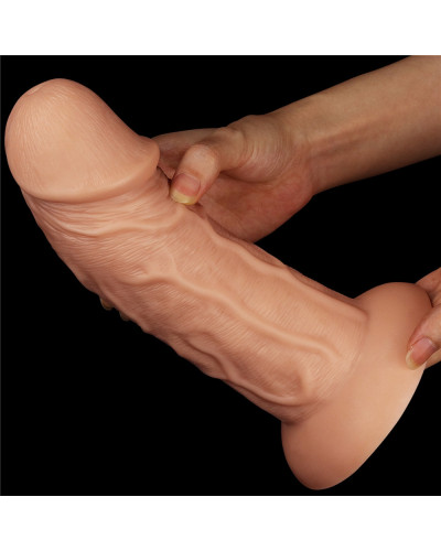 Gode réaliste Curved 20 x 6.5 cm 
