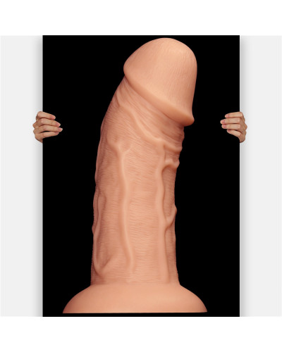 Gode réaliste Curved 20 x 6.5 cm 