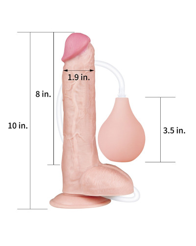 Gode éjaculateur Squirt 20 x 4.5 cm 