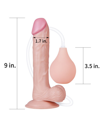 Gode éjaculateur Squirt 18 x 4.5 cm 