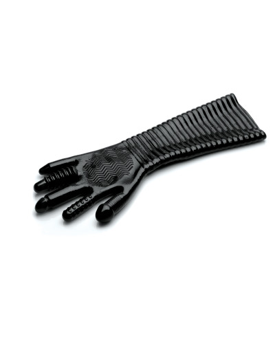 Gant Long Texturé Pleasure Fister Noir 