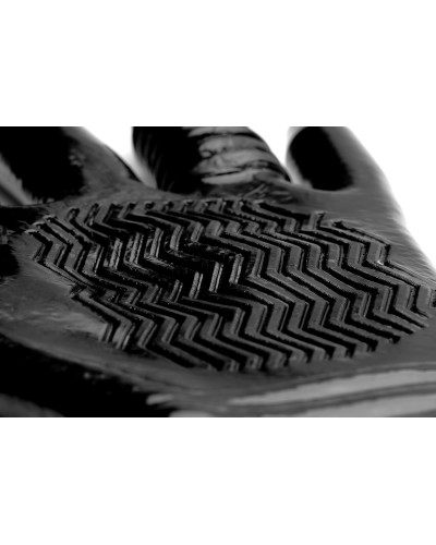 Gant Long Texturé Pleasure Fister Noir 