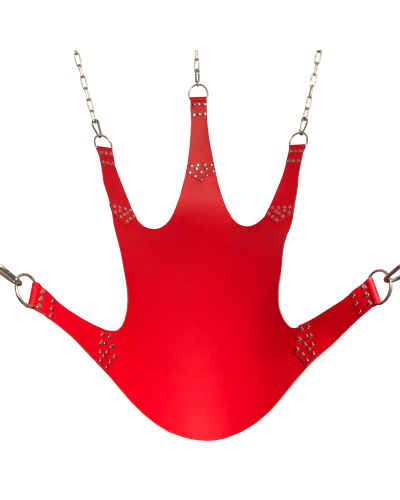 Sling en Cuir 5 Points d'attache Rouge 