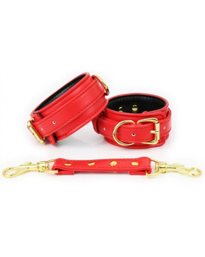 Menottes Simili Pin Lock Rouge 